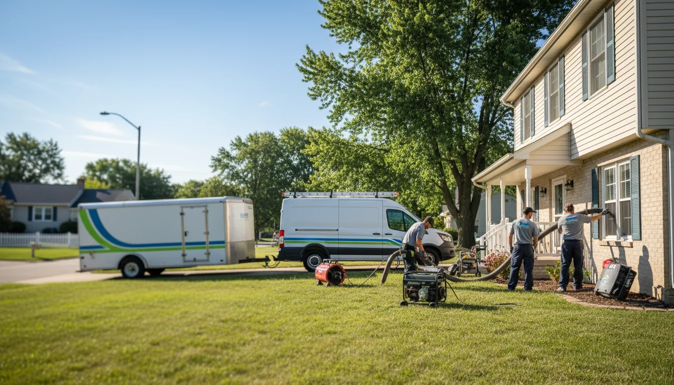Flooded Basement Restoration And Cleanup With Repair in Voltaire, ND near me